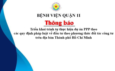 Triển khai trình tự thực hiện dự án PPP theo các quy định pháp luật về đầu tư theo phương thức đối tác công tư trên địa bàn Thành phố Hồ Chí Minh